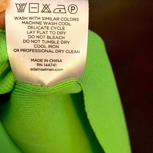 NWT Adam Selman Sport Lime Green Tank - Picture 14 of 16